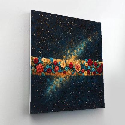 Frida Kahlo Inspired Milky Way Threaded Tapestry Flora paint by number