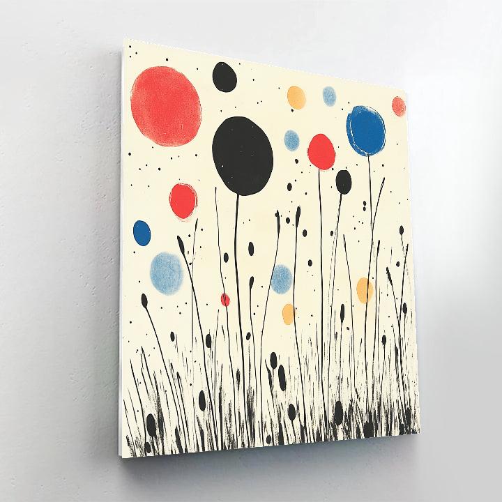 Joan Miro Inspired Garden Of Signs Paint by numbers art