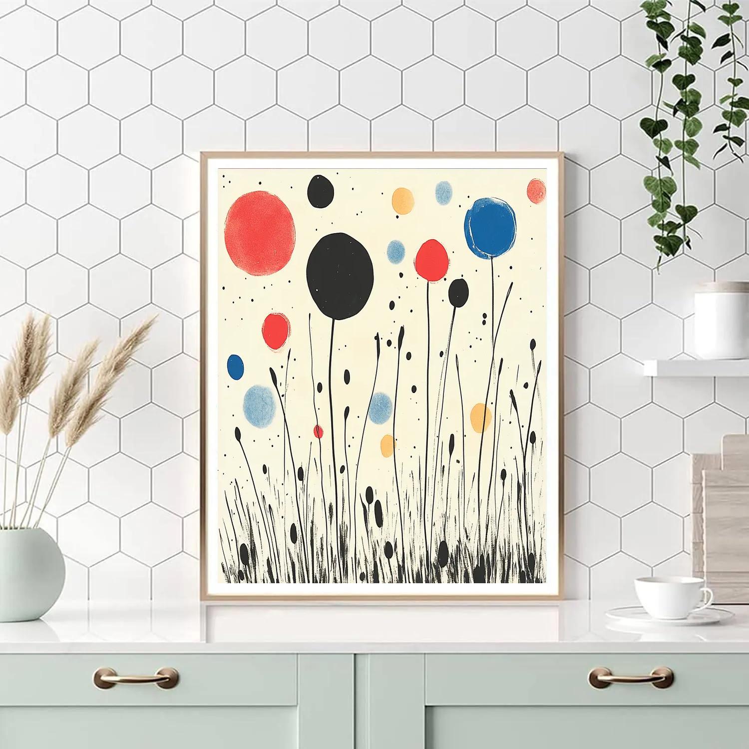 Joan Miro Inspired Garden Of Signs Paint by numbers art