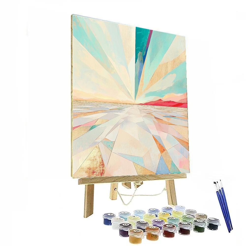 Frida Kahlo Inspired Salt Desert Prism Mirage paint by number