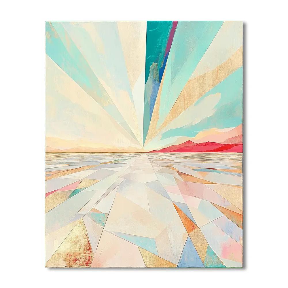 Frida Kahlo Inspired Salt Desert Prism Mirage paint by number