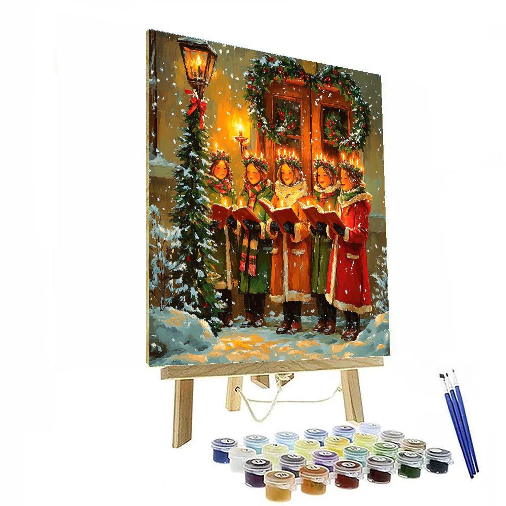 Candle Crown Choir paint by number