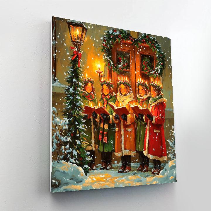 Candle Crown Choir paint by number
