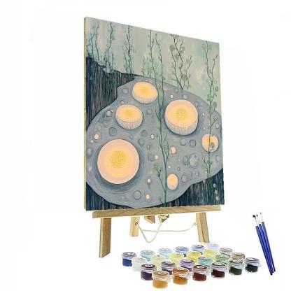 Frida Kahlo Inspired Lunar Garden Of Crater Petals Paint by numbers kits