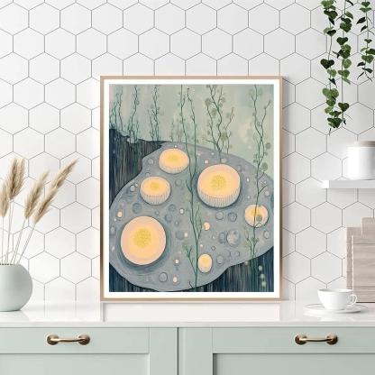 Frida Kahlo Inspired Lunar Garden Of Crater Petals Paint by numbers kits