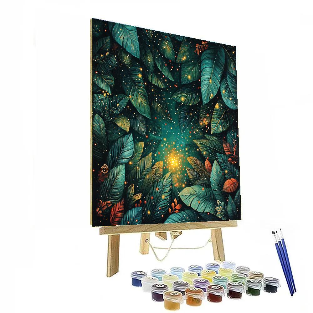 Frida Kahlo Inspired Firefly Nebula Dotscape Paint by numbers kits