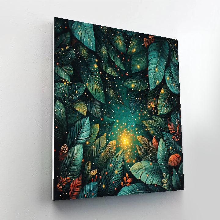 Frida Kahlo Inspired Firefly Nebula Dotscape Paint by numbers kits