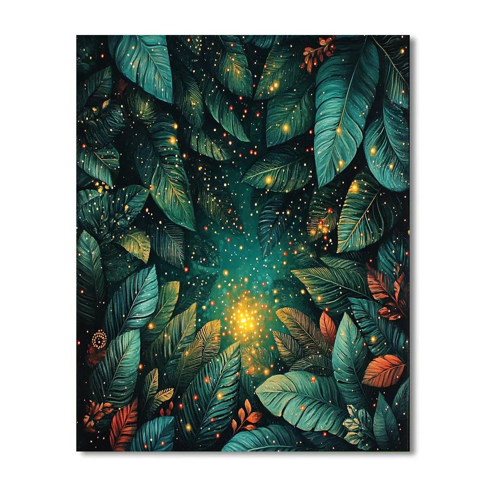 Frida Kahlo Inspired Firefly Nebula Dotscape Paint by numbers kits