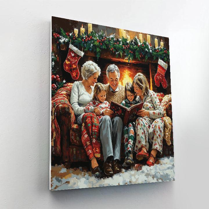 Stockings And Storytime Numbered painting kits