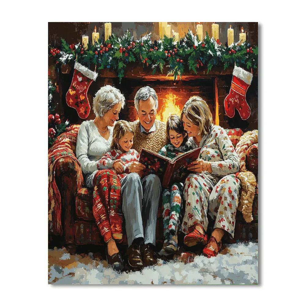Stockings And Storytime Numbered painting kits