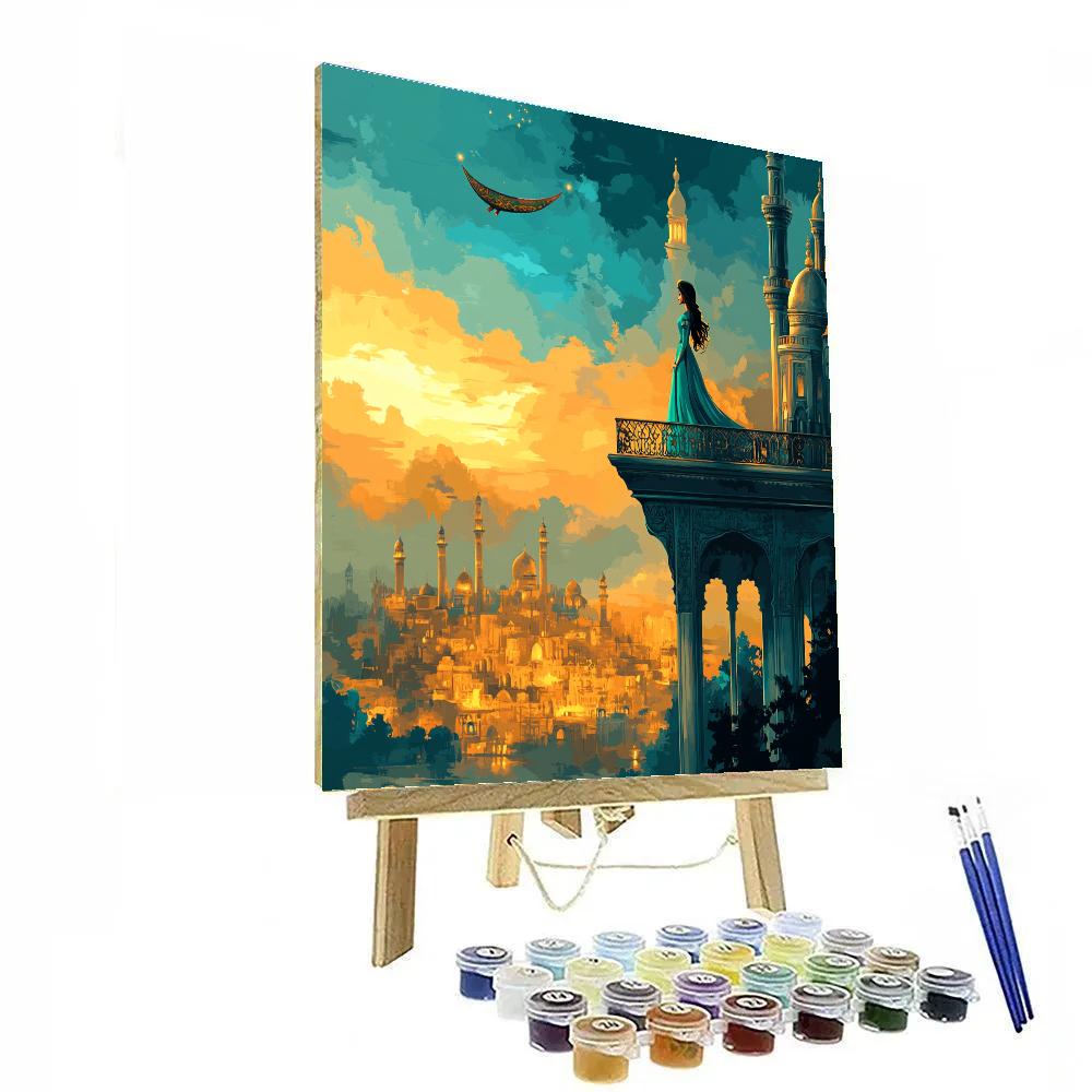 Jasmine Royal Garden Flight Disney DIY paint by numbers