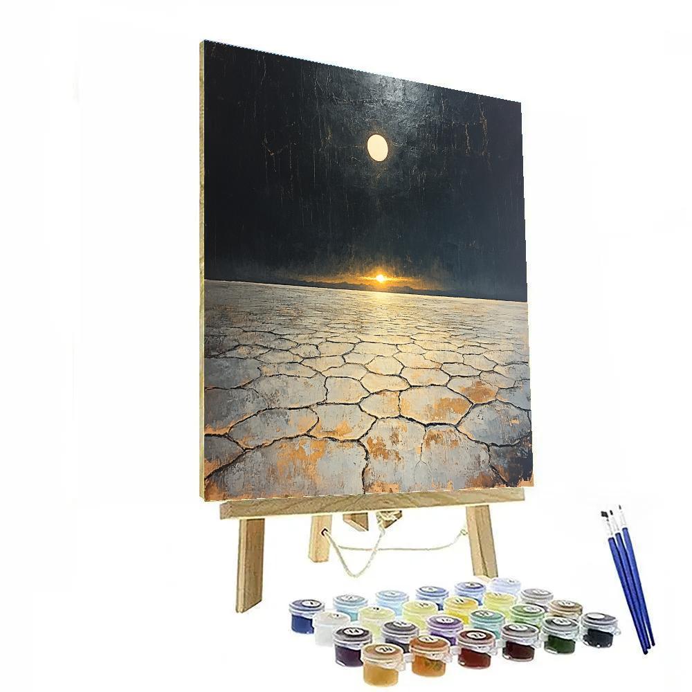 Francisco Goya Inspired Eclipse Over Salt Wastes Paint by numbers art