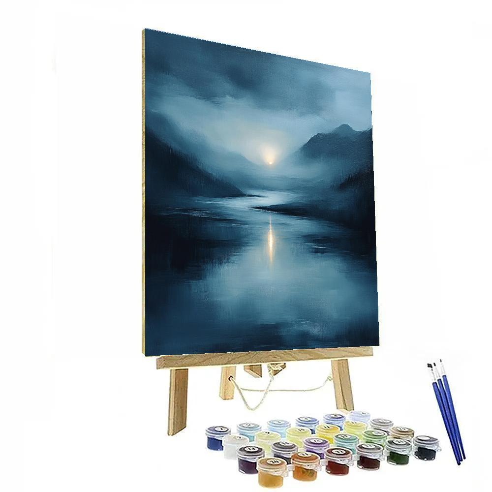 James McNeill Whistler Inspired Nocturne River Painting by numbers kit