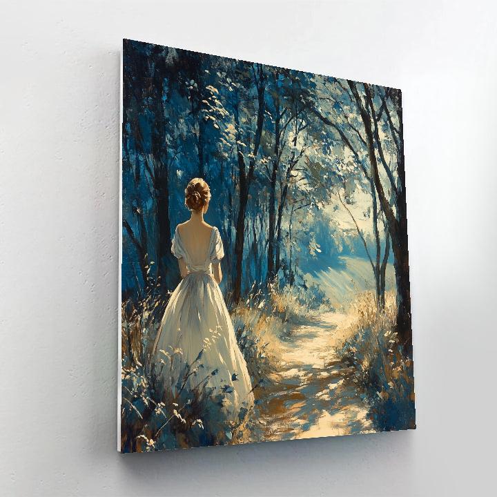 Thomas Gainsborough Inspired Woodland Path Portrait Painting by numbers kit