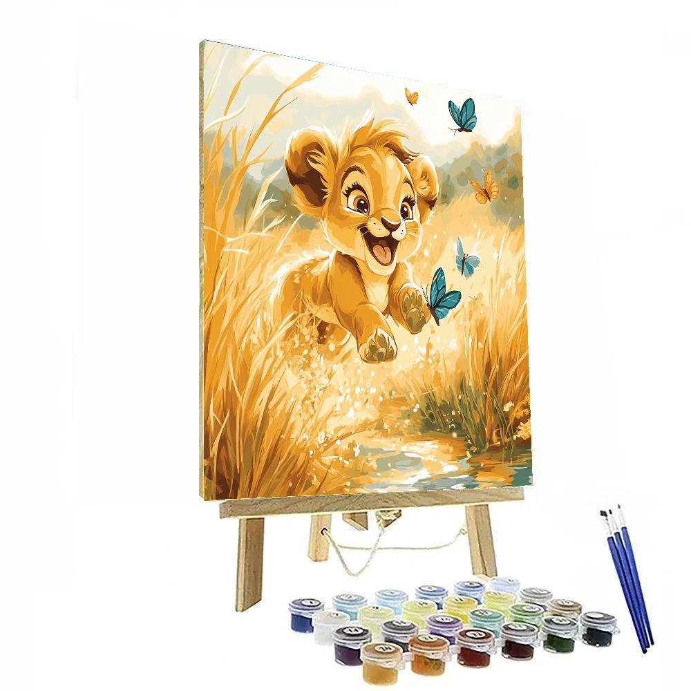 Nala Playful Savannah Chase Disney Painting by numbers kit