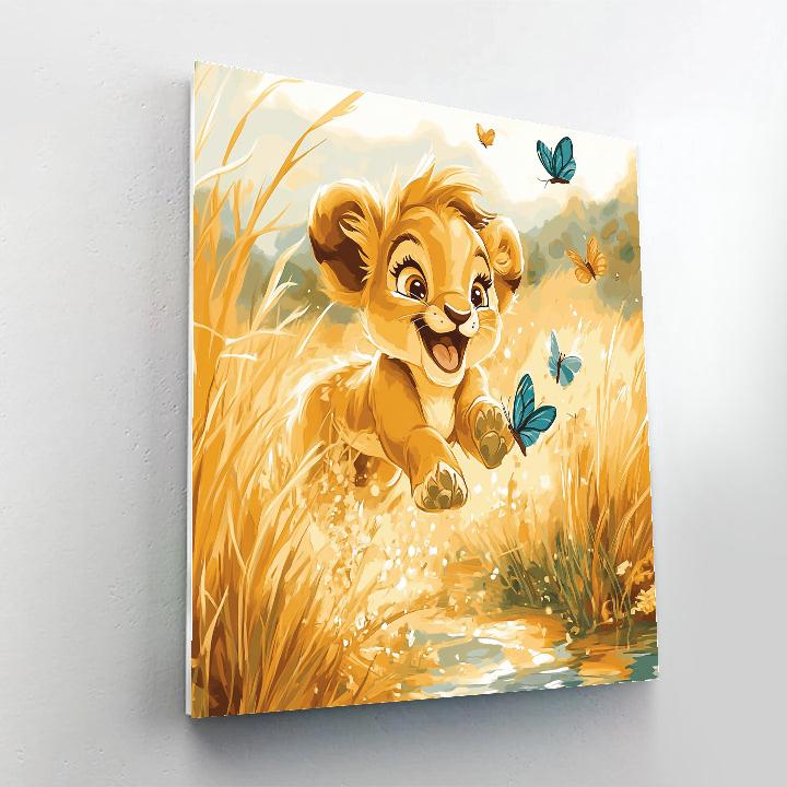 Nala Playful Savannah Chase Disney Painting by numbers kit