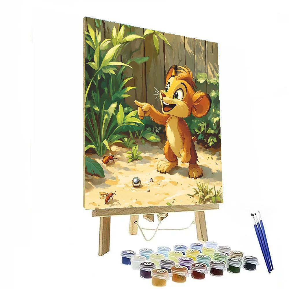 Timon Backyard Scavenger Disney paint by color