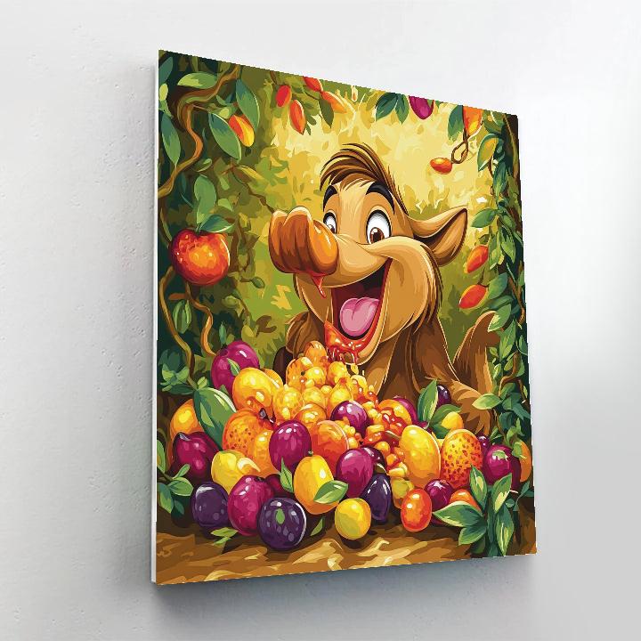 Pumbaa Jungle Picnic Disney paint by number