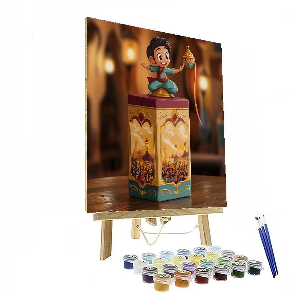 Abu Helpful Monkey Moment Disney painting number kit