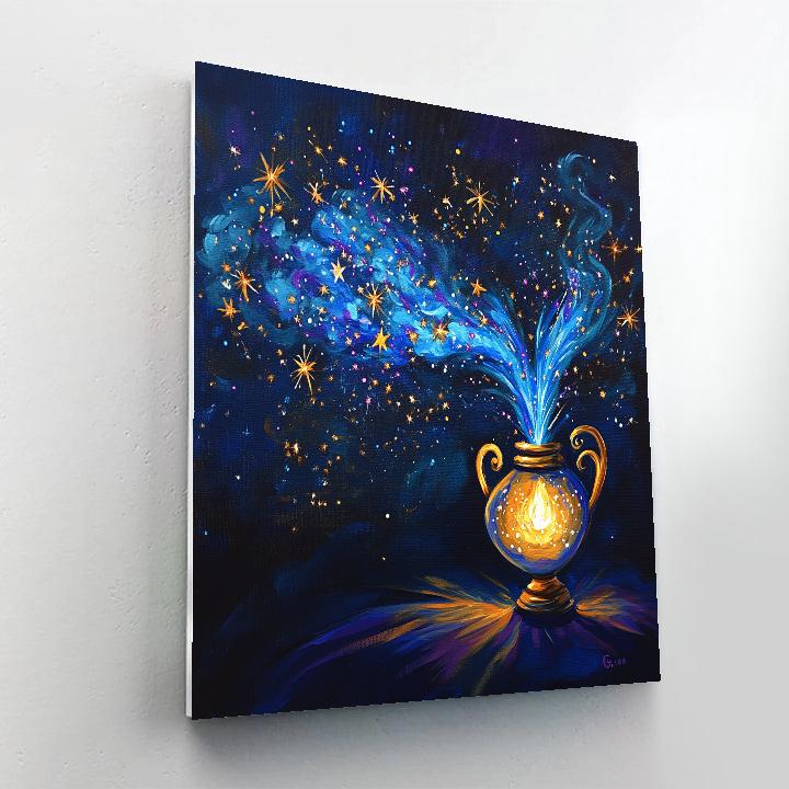 Genie Starry Lamp Surprise Disney paint by numbers