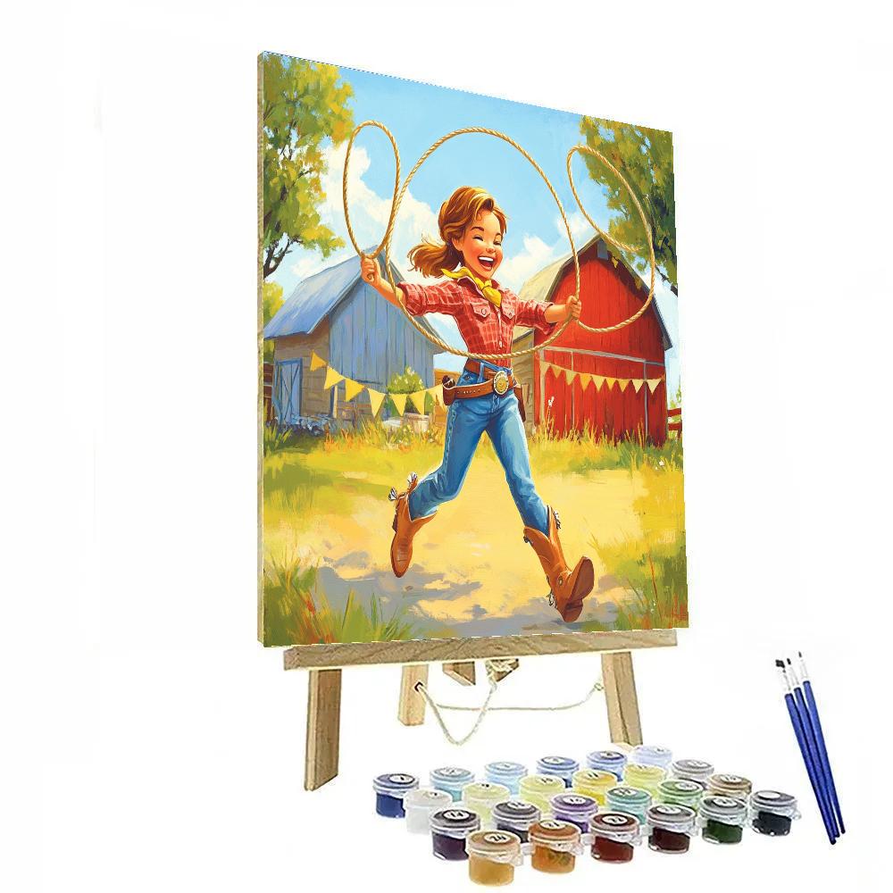 Jessie Lasso Practice Disney DIY paint by numbers