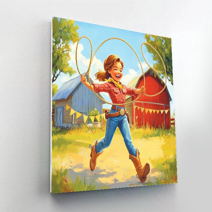 Jessie Lasso Practice Disney DIY paint by numbers