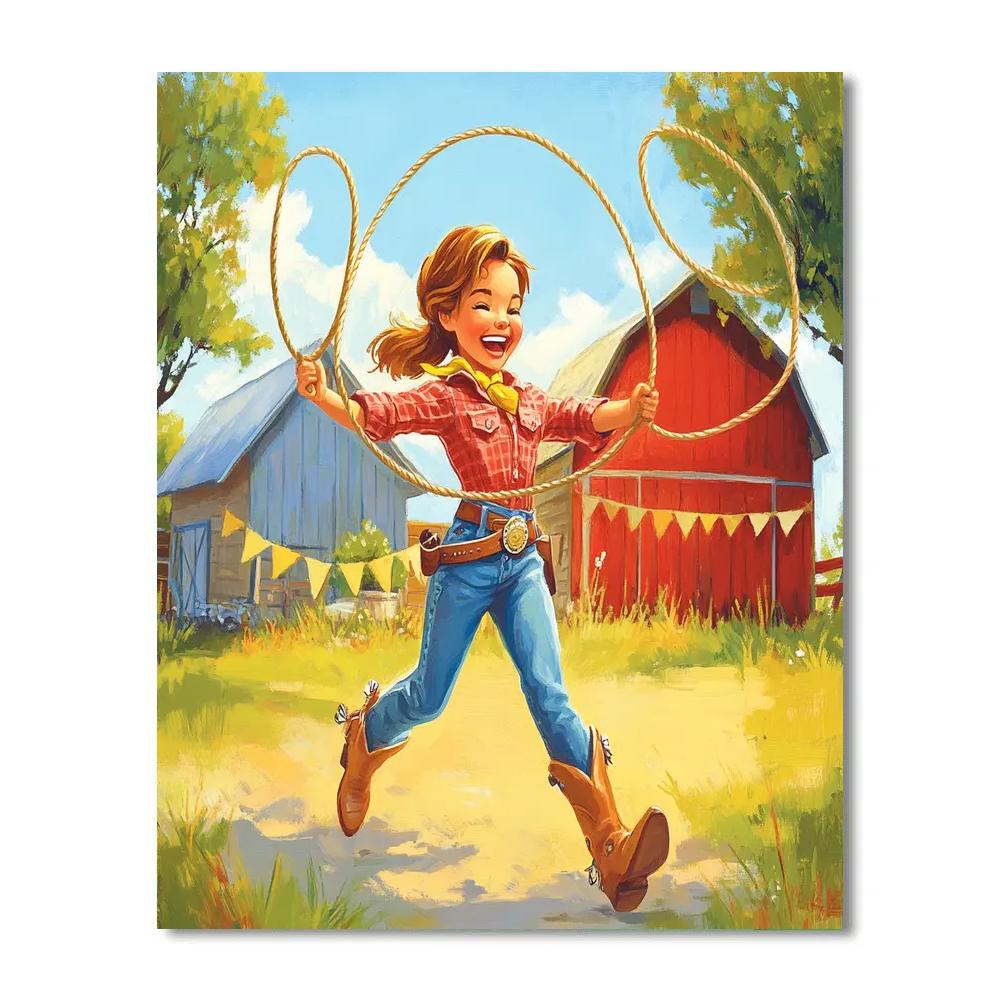Jessie Lasso Practice Disney DIY paint by numbers