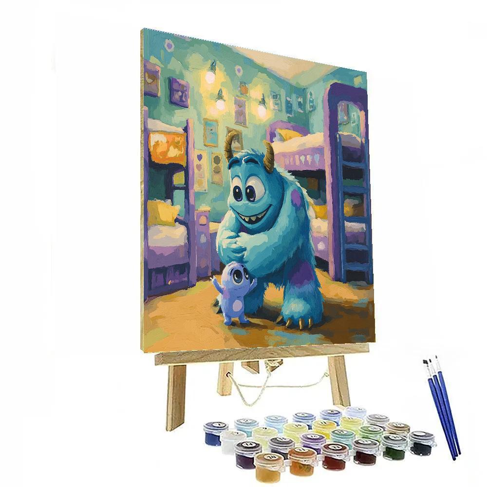 Sulley Gentle Giant Hug Disney DIY paint by numbers
