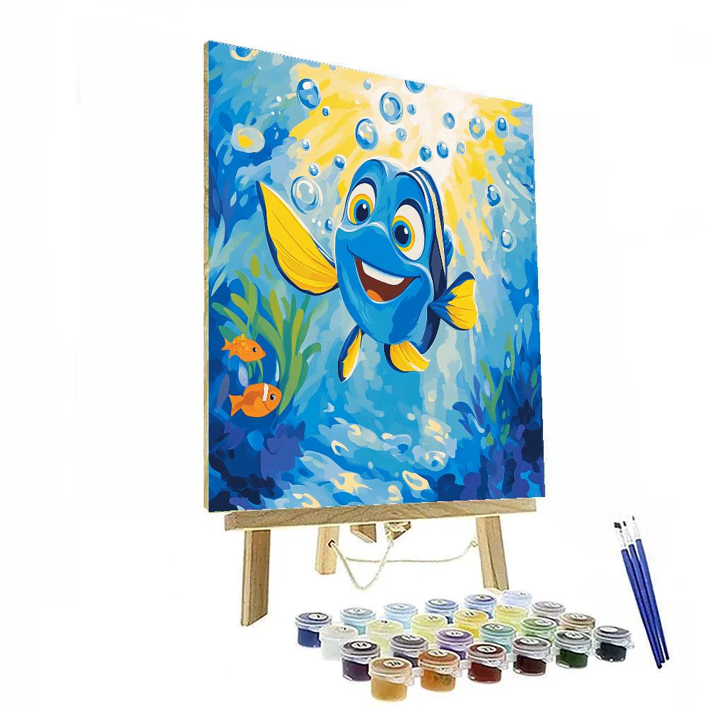 Dory Open Ocean Adventure Disney Number painting