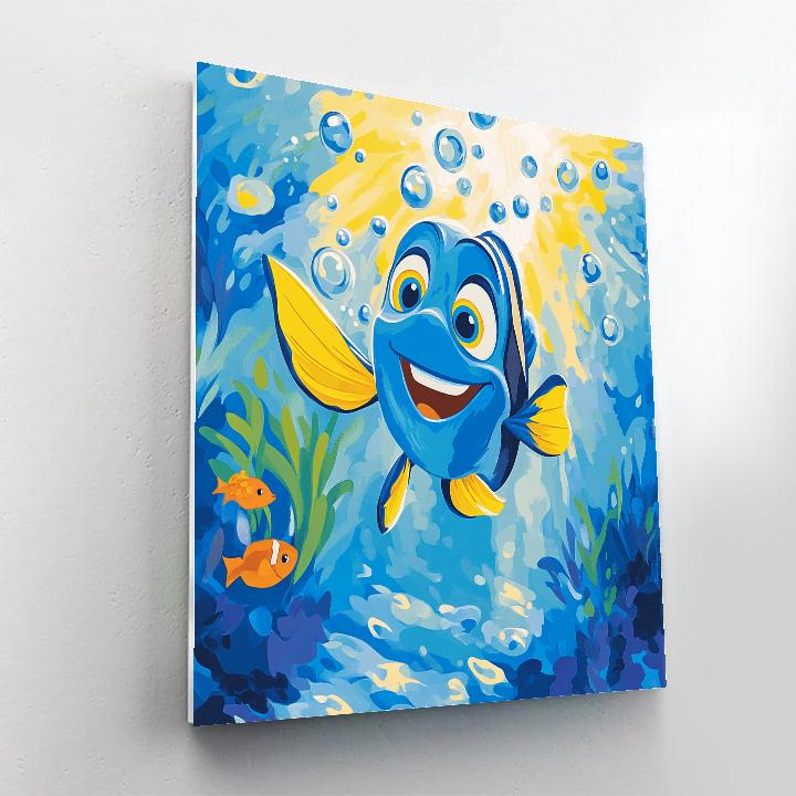 Dory Open Ocean Adventure Disney Number painting