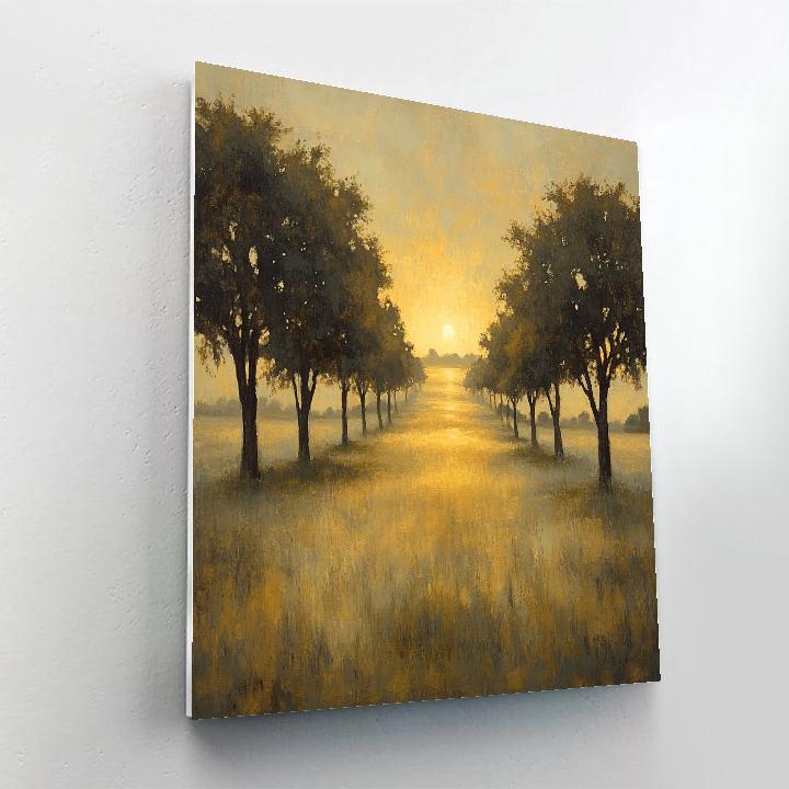 George Inness Inspired Twilight Pasture Paint by numbers kits