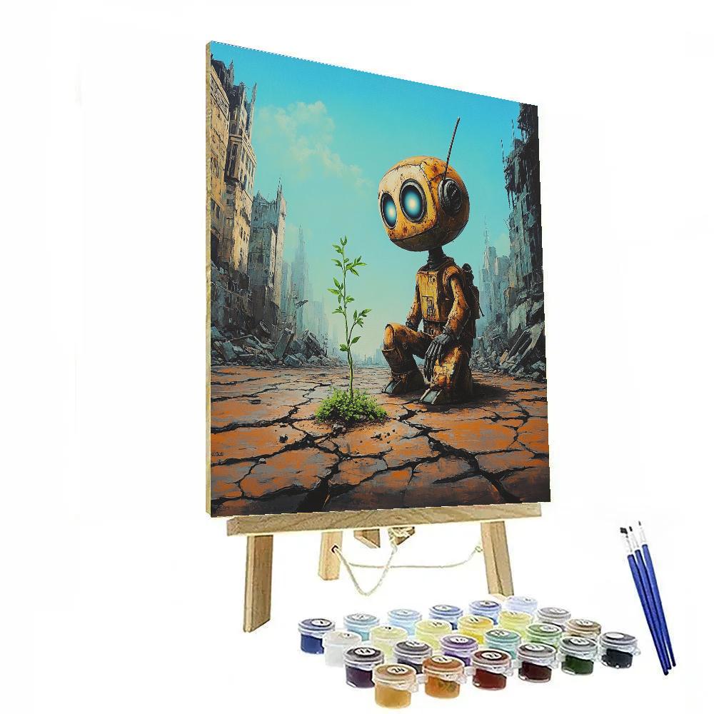 WALL E Garden Discovery Disney paint by color