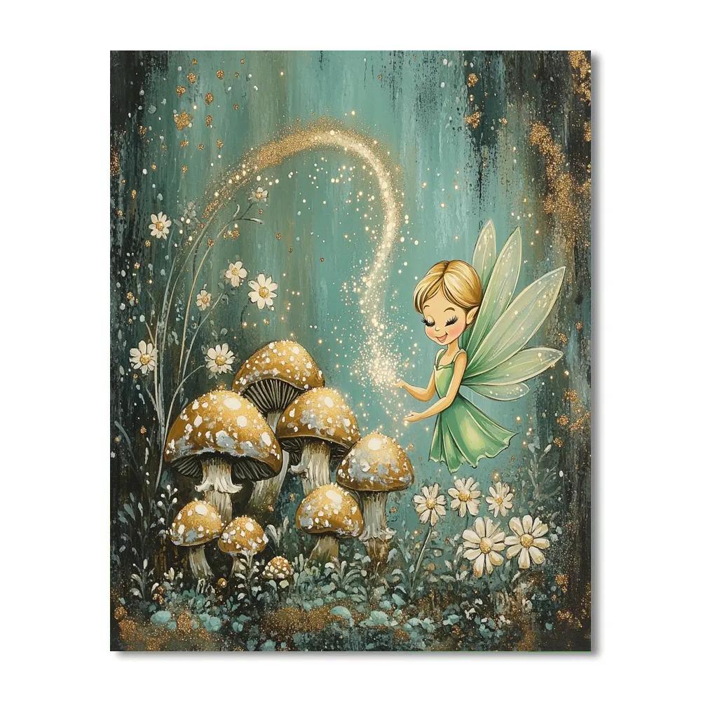 Tinker Bell Pixie Dust Garden Disney Paint by numbers kits