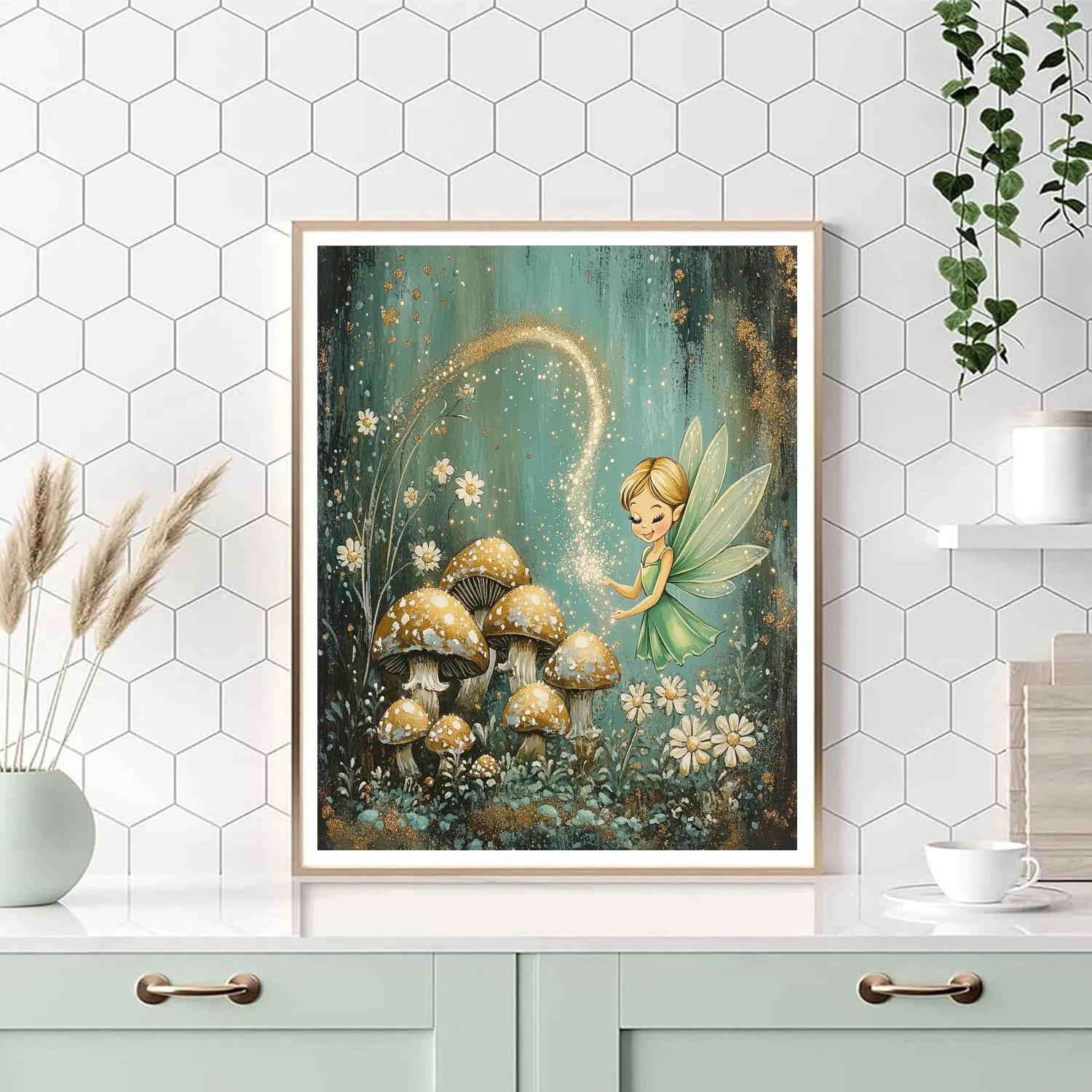 Tinker Bell Pixie Dust Garden Disney Paint by numbers kits