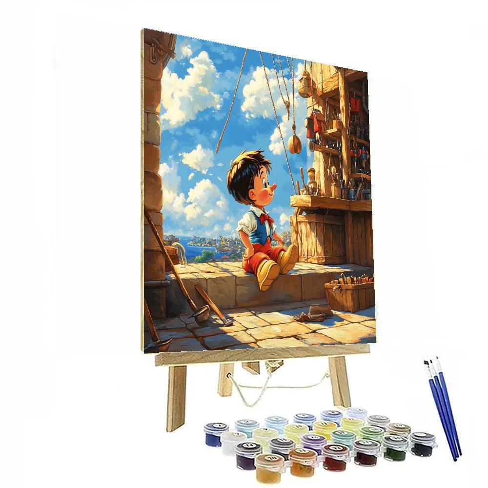 Pinocchio Honest Moment Disney Paint by numbers kits