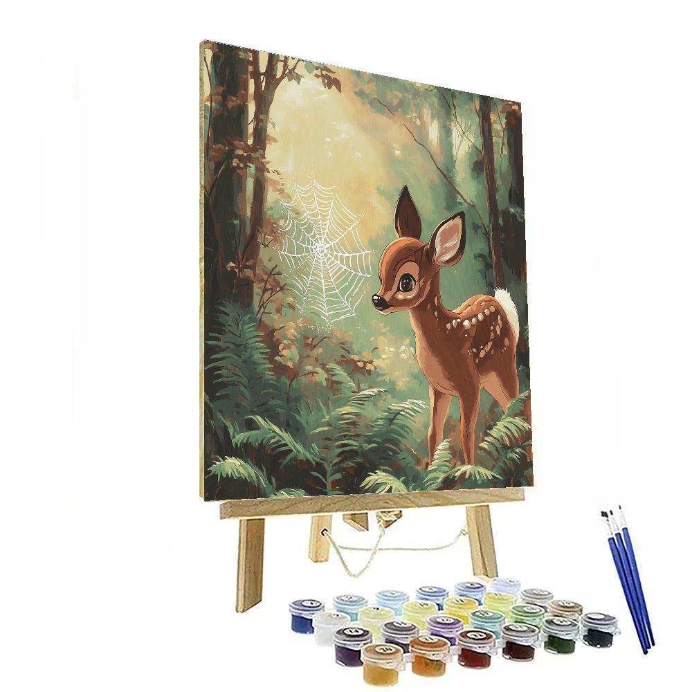 Bambi Forest Morning Discovery Disney paint by numbers