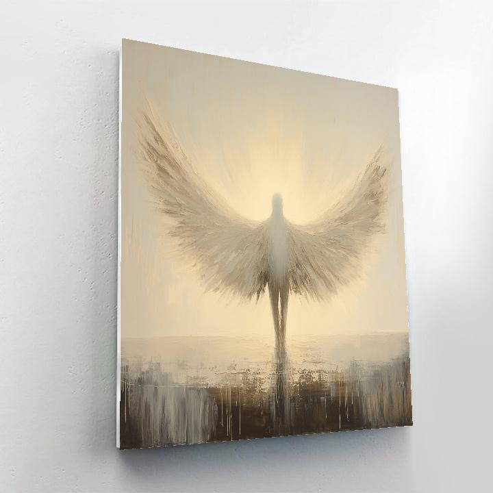 Abbott Handerson Thayer Inspired Angel Wings Study Number painting