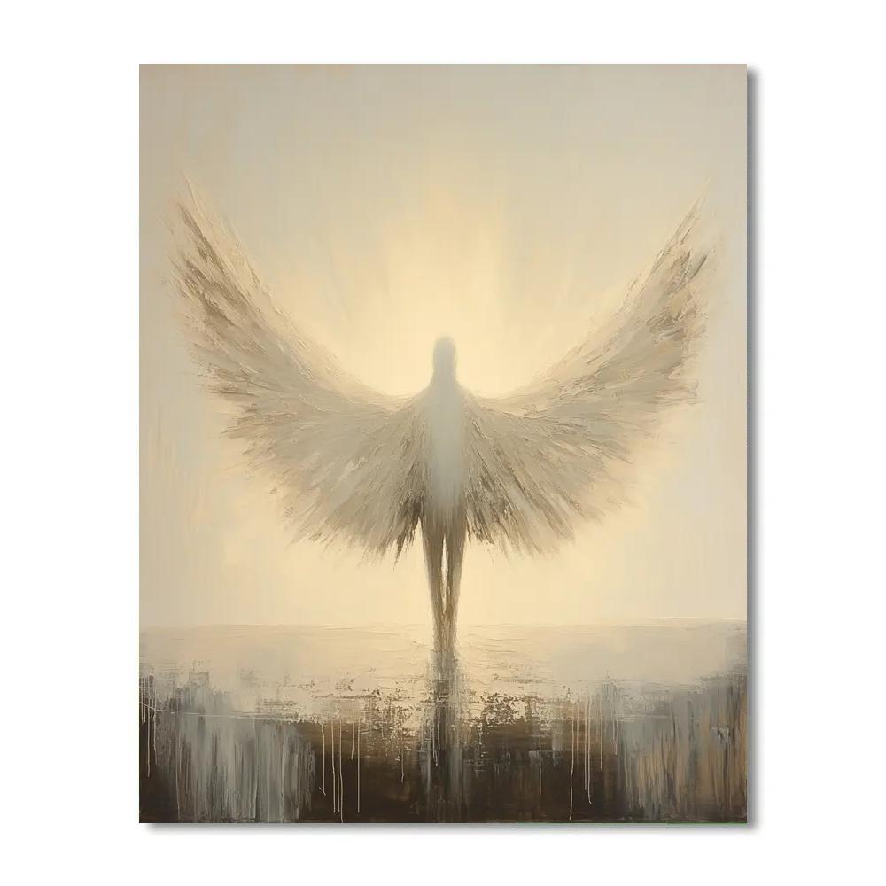 Abbott Handerson Thayer Inspired Angel Wings Study Number painting