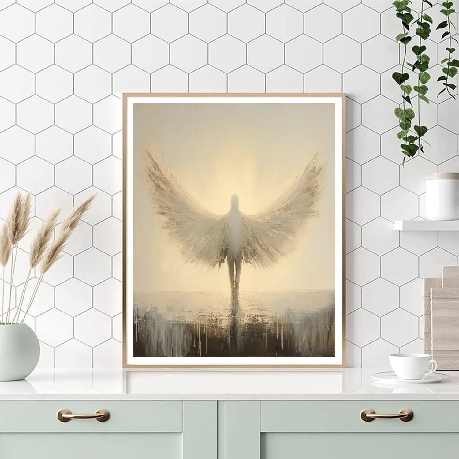 Abbott Handerson Thayer Inspired Angel Wings Study Number painting