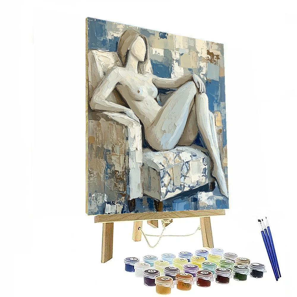 Jean Auguste Dominique Ingres Inspired Odalisque Study Painting by numbers kit