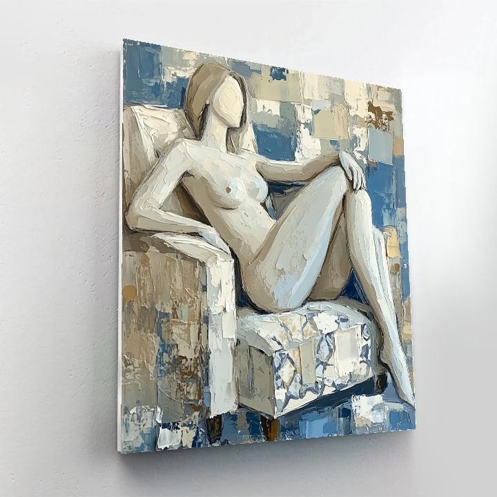 Jean Auguste Dominique Ingres Inspired Odalisque Study Painting by numbers kit