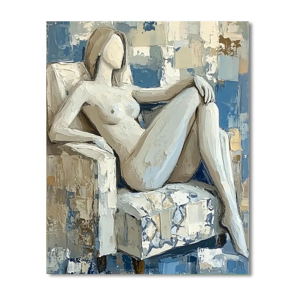 Jean Auguste Dominique Ingres Inspired Odalisque Study Painting by numbers kit
