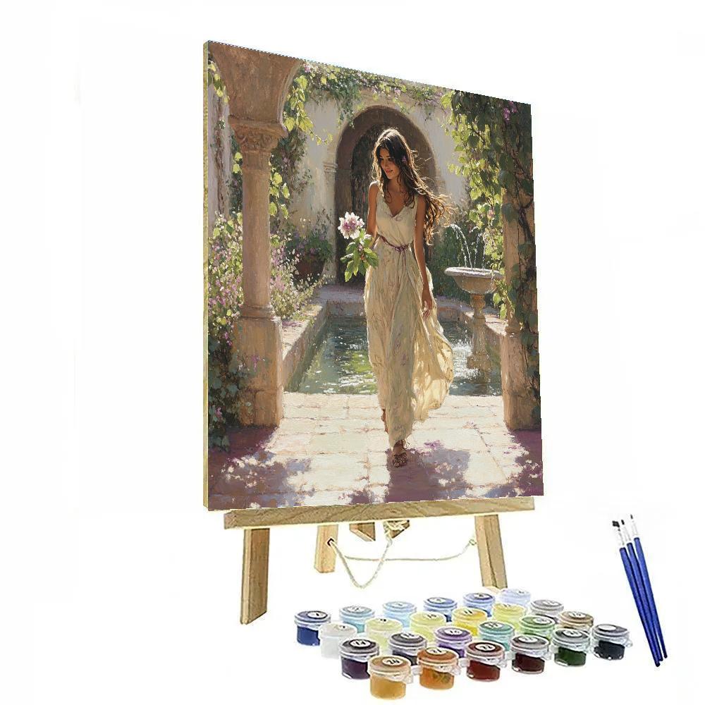 Megara Garden Stroll Disney Paint by numbers kits
