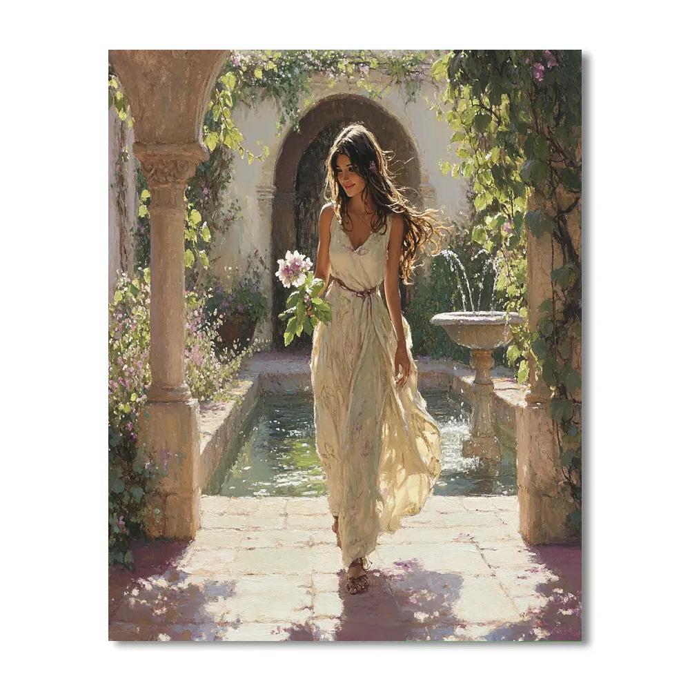 Megara Garden Stroll Disney Paint by numbers kits