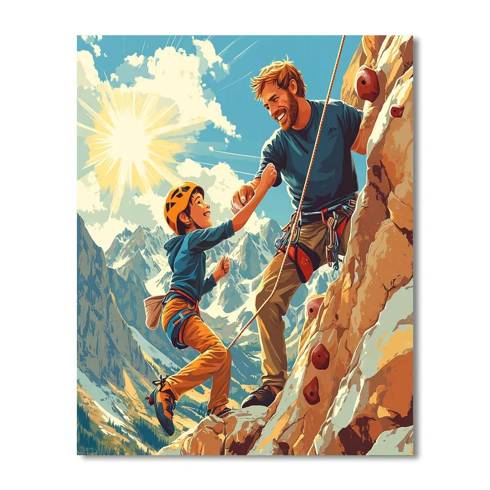 Phil Mentor Mountain Moment Disney DIY paint by numbers