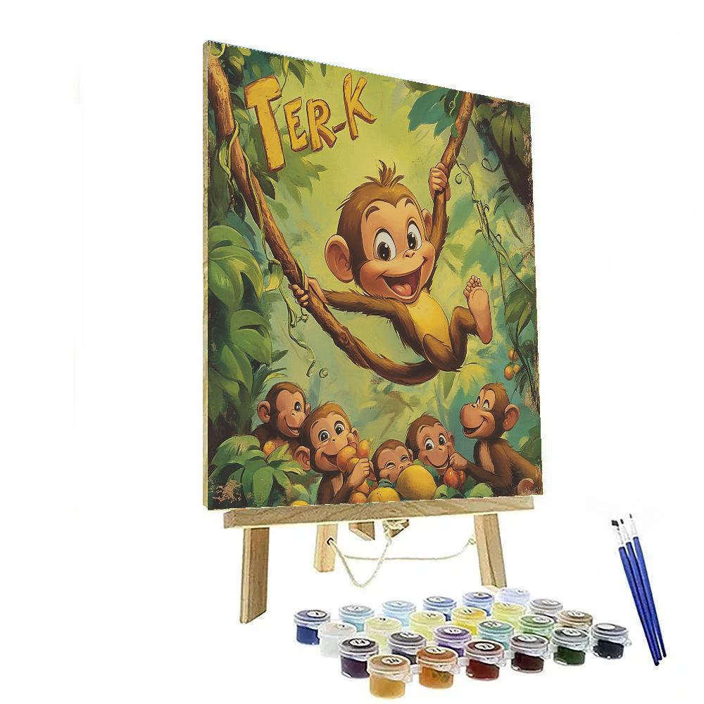 Terk Jungle Prank Disney Paint by numbers kits