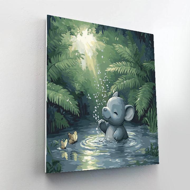 Tantor River Splash Disney Numbered painting kits