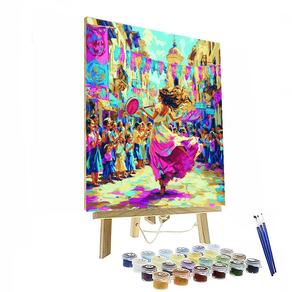 Esmeralda Street Dance Disney paint by numbers