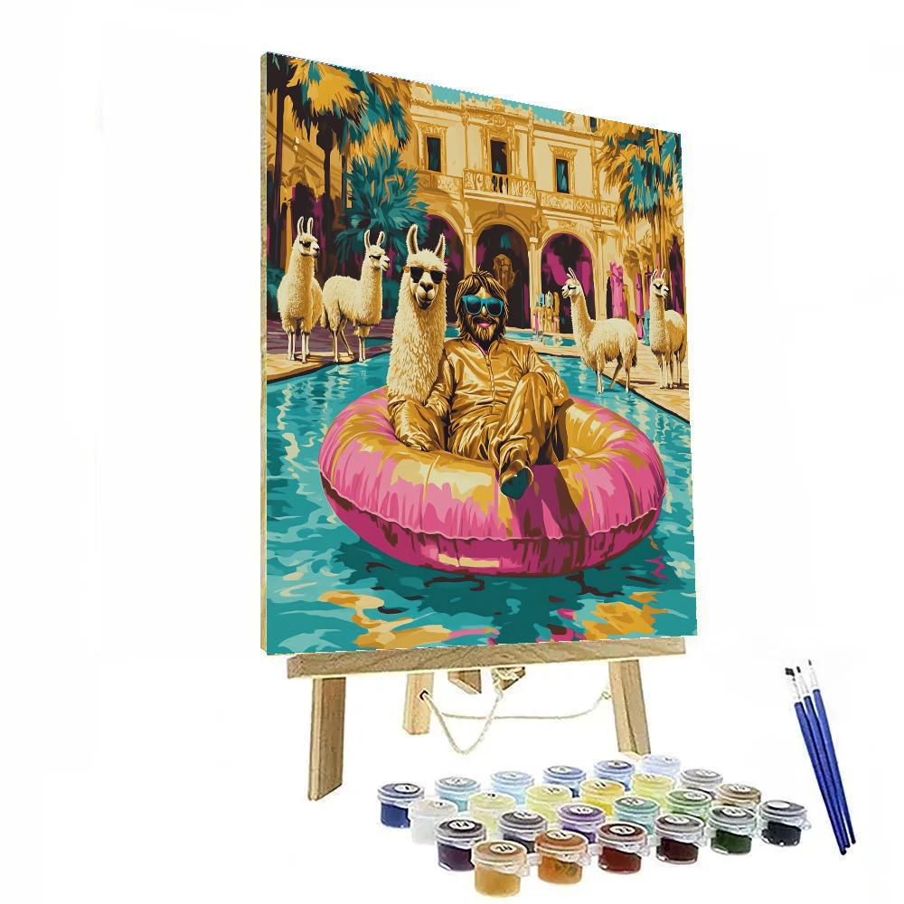 Kuzco Royal Prank Disney DIY paint by numbers