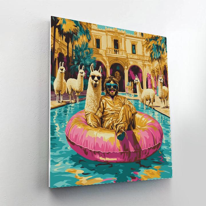 Kuzco Royal Prank Disney DIY paint by numbers